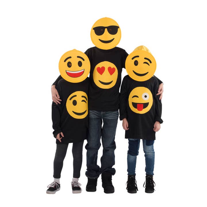 Dress Up America - Venta al por mayor Disfraz - Niños - Disfraz infantil Emoji T de cara con lengua