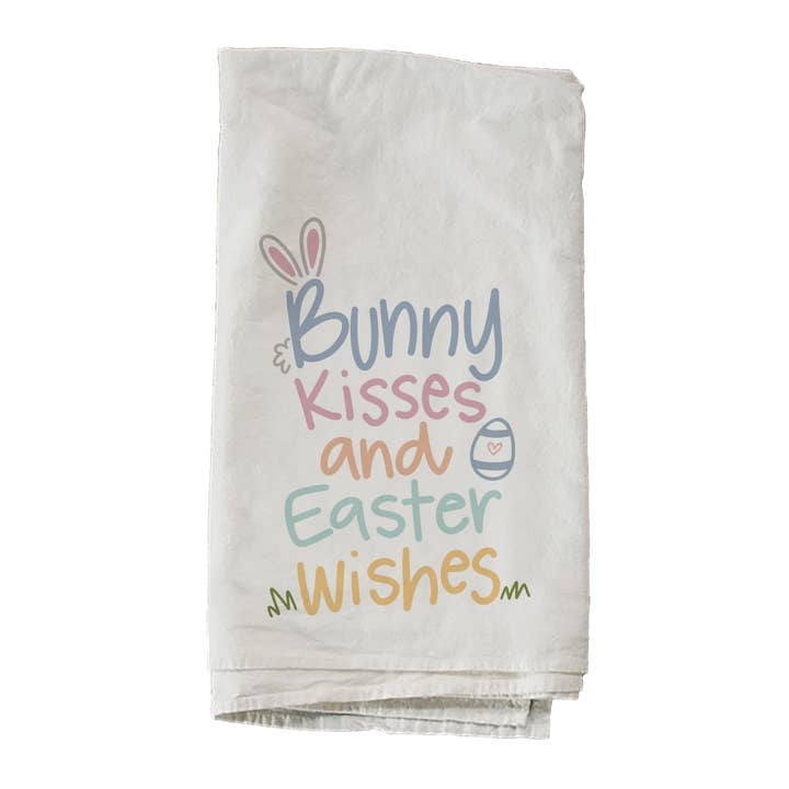 Bunny Kisses Easter Wishes By Brooke Nicole Designs Towel for wholesale by Kendrick Home