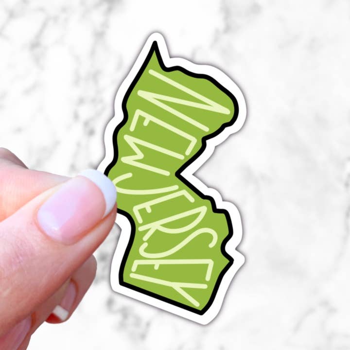 New Jersey State klistermærke for engroshandel hos Simply Fangirl Designs