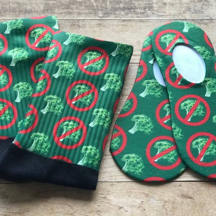 Chaussettes Sans Brocoli Pour Lui & Pour Elle pour la vente par Simply Me • Gentlemen Est. 2017 LLC