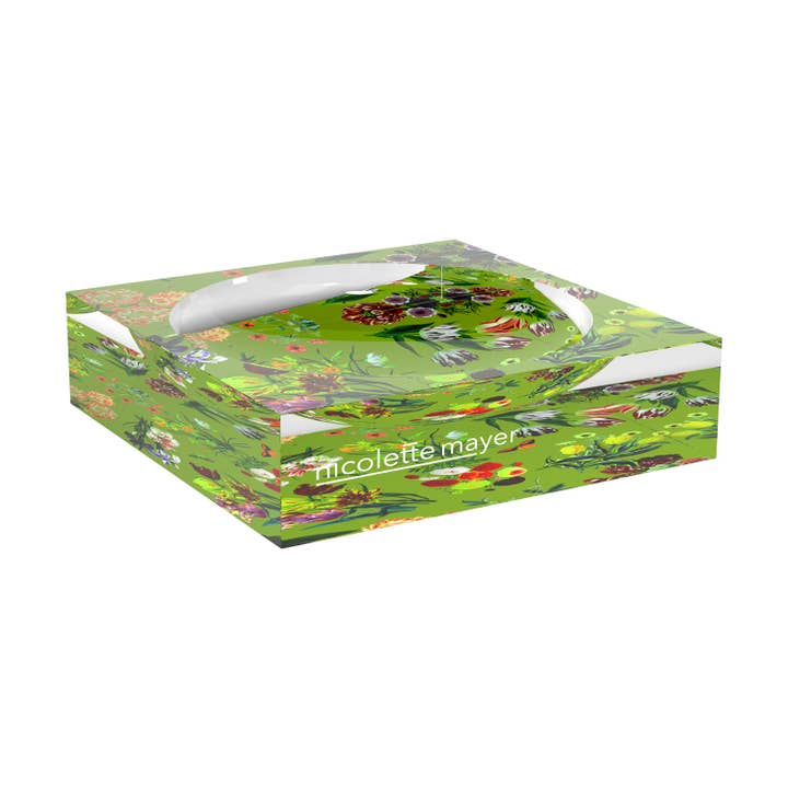 Flora Fauna Fontana Acrylic Candy Catchall Dish for wholesale by Nicolette Mayer Collection