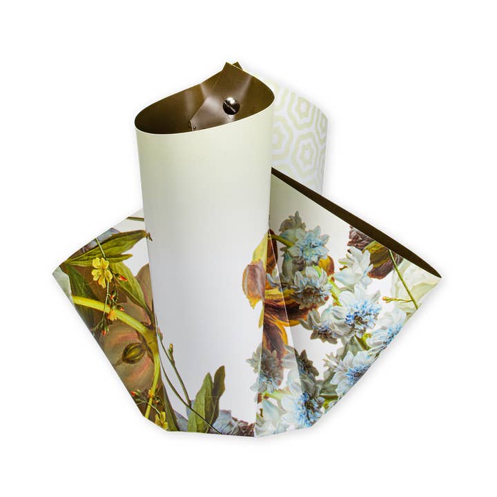 Table Vase (Folding Vase) Stone Paper Green for wholesale by Hendrik.nu