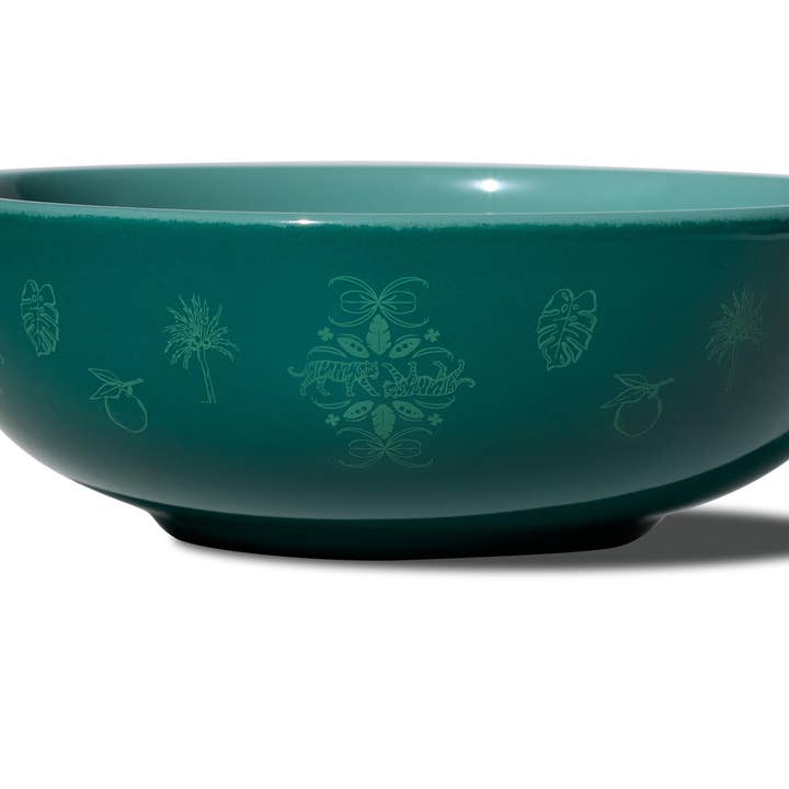 Everything Bowl Set of 4. Heritage Emerald & Sage for wholesale by Emerald Tiger