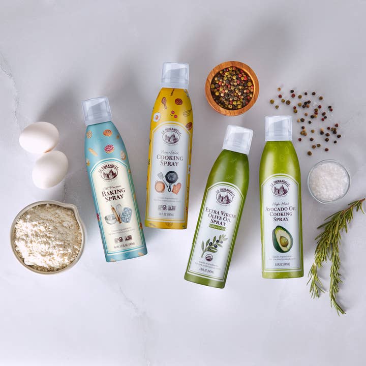 La Tourangelle - Wholesale Olive Oil - Organic Extra Virgin Olive Oil Cooking Spray - 6 Units4