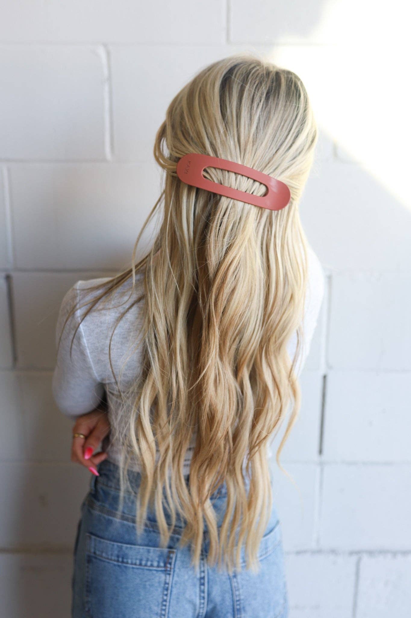 KAXI - Wholesale Hair Clip - Women's - OVERSIZED LAY DOWN CLAWS ( 33 COLORS )16