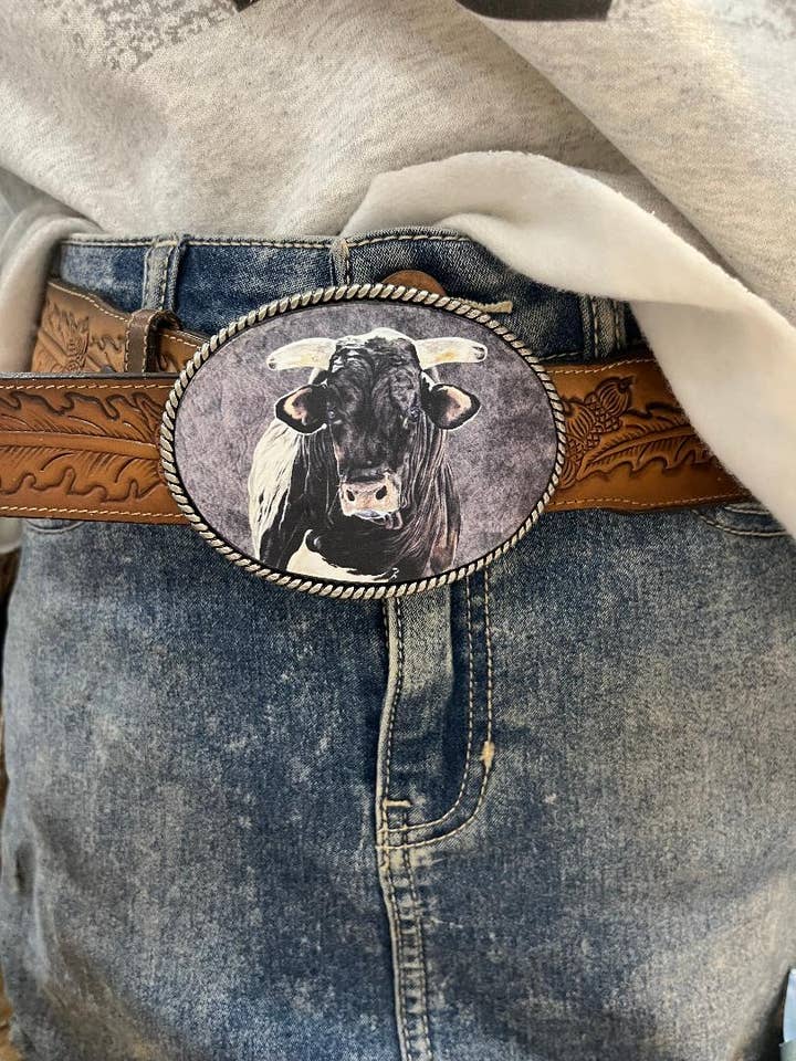 Belt Buckle - Bad to the Bone for wholesale by DOLLY ESTELLE