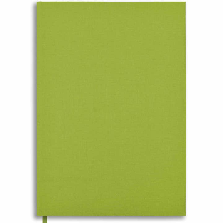 NBB-B5 Groen B5 Linnen Notitieboek voor wholesale door Charfleet Book Bindery