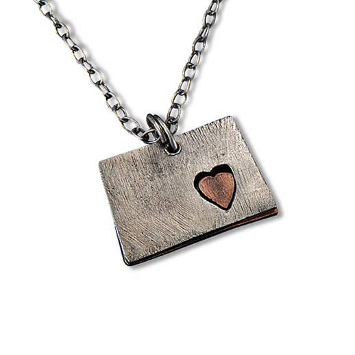 Anju Jewelry - Vente Colliers à pendentif - Home State Jewelry - Collier en étain8