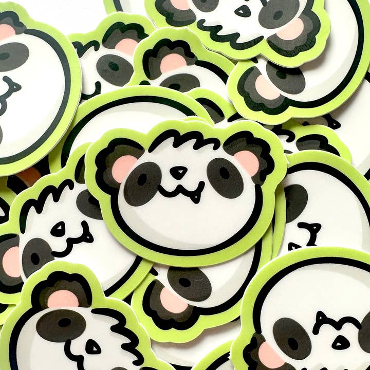 Shop Emily M - Wholesale Sticker - Panda Face Mini Sticker1