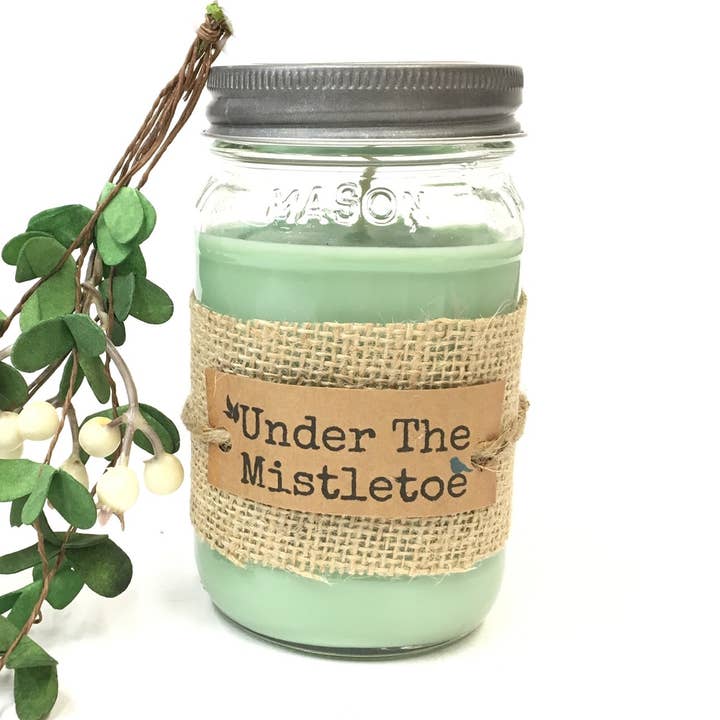 Things UnCommon – Engroshandel Glaslys – Vintage Industriel ferie soja stearinlys - Under mistelten0