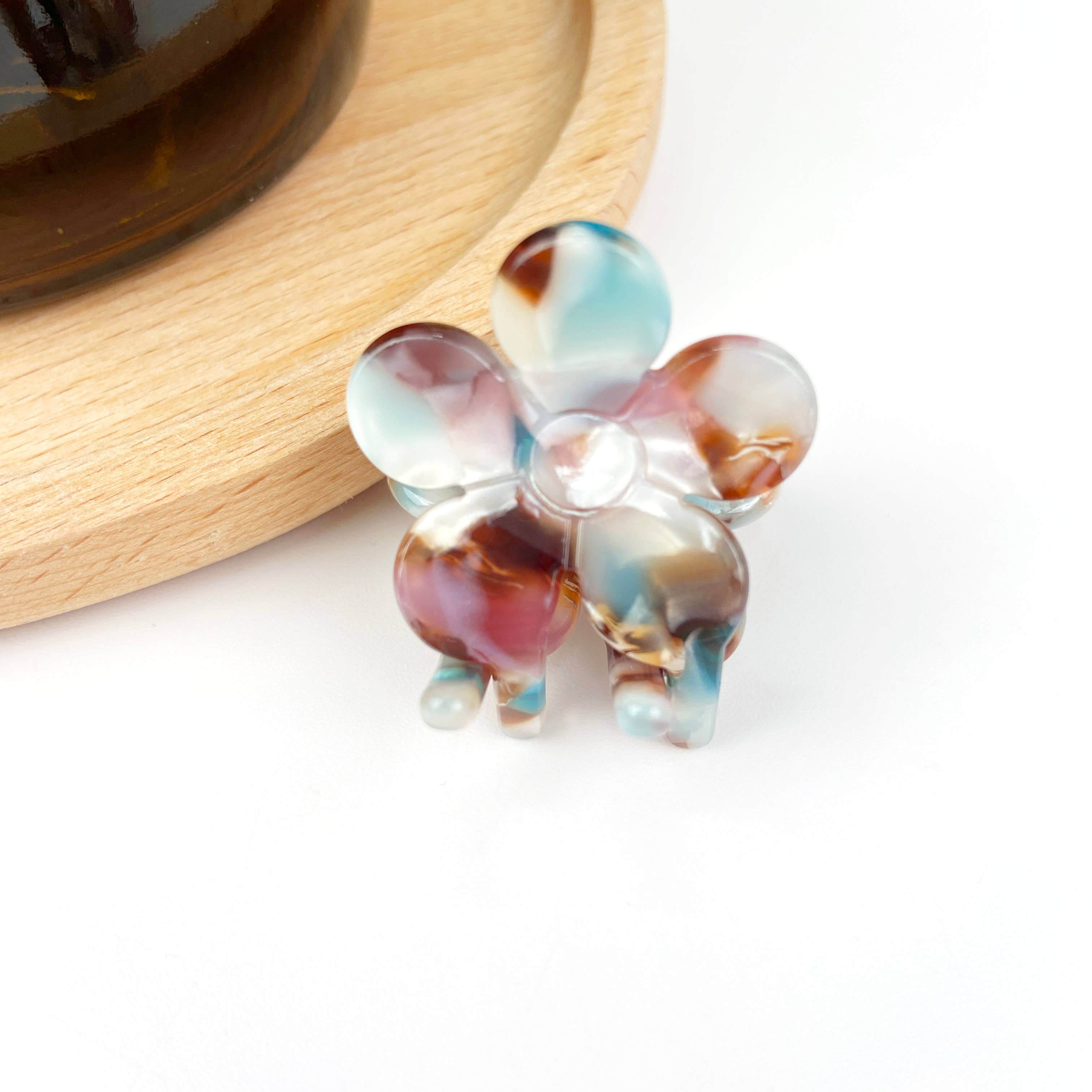 TheDivaSoap – wholesale Hair clip – Women’s – Acetates cute small flower hair clips bangs clip2