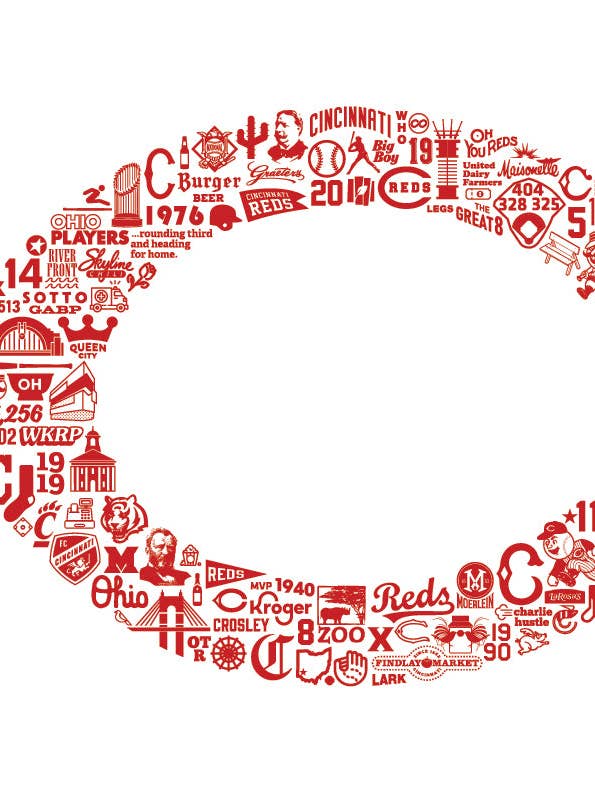 Icon Series: Cincinnati Print for wholesale by NOMO Design