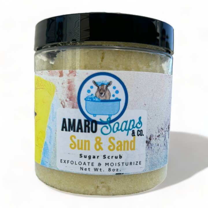 Sun & Sand Zuckerpeeling für den Großhandel von Amaro Soaps & Co.