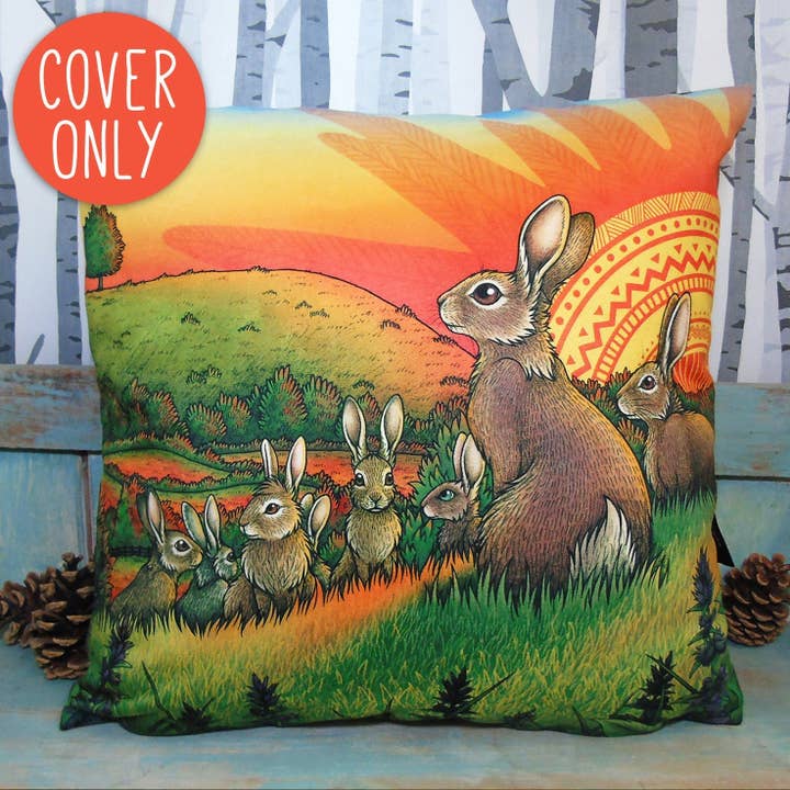 Fiver's Vision Cushion Cover Only for wholesale by Lyndsey Green Illustration