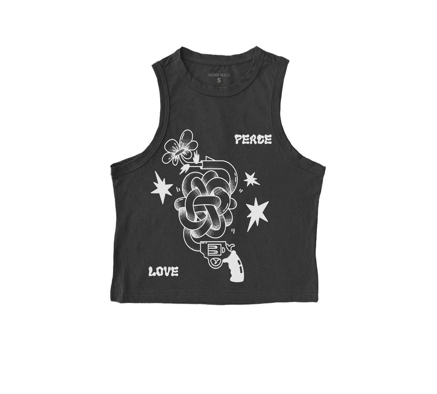 Black Fulana 1 Crop Tee for wholesale on Faire0