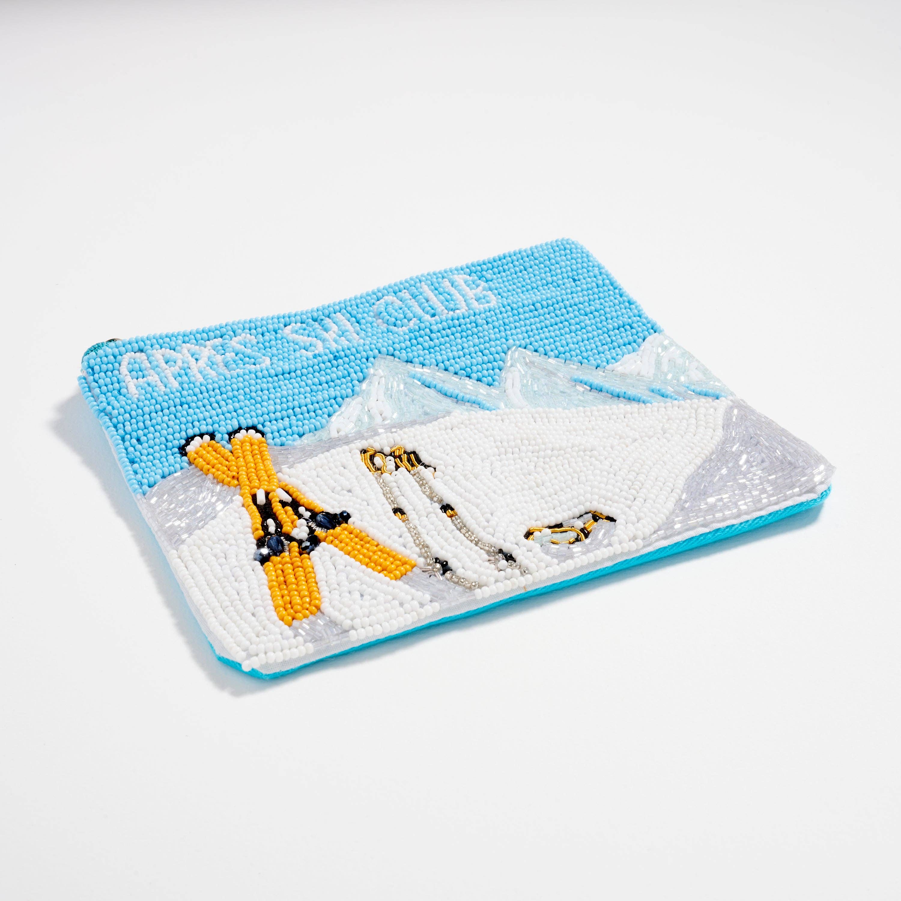 MT Apres Ski Club Beaded Zip Pouch – Winter Accessory for wholesale on Faire3