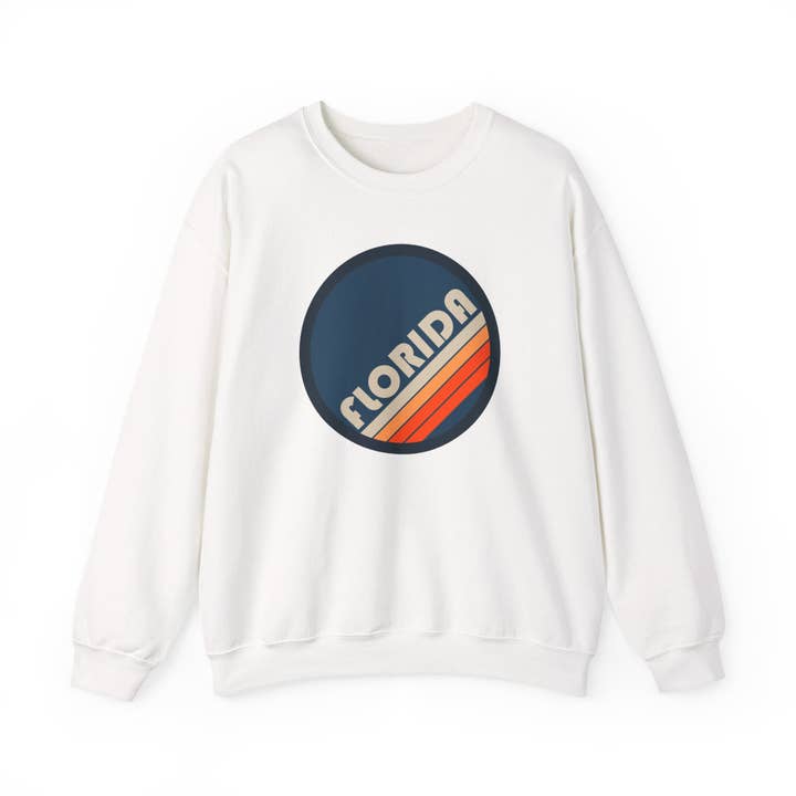 Florida Sweatshirt - Retro Graphic Crewneck for wholesale by Hey Mountains