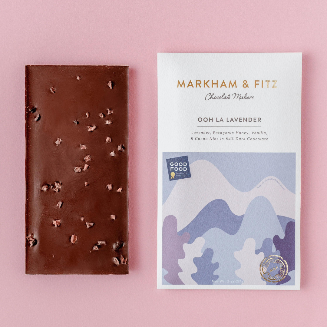 Markham & Fitz Chocolate - Wholesale Chocolate Bar - Ooh La Lavender Dark Chocolate 4