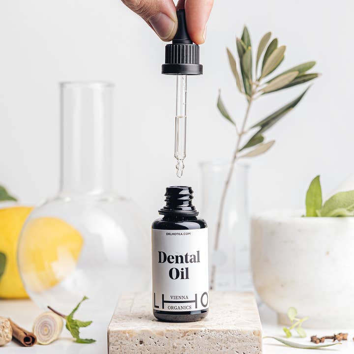 Dr. Lhotka Vienna Organics - Venta al por mayor Enjuagues bucales - Aceite dental orgánico, vegano, sin parabenos ni microplásticos0