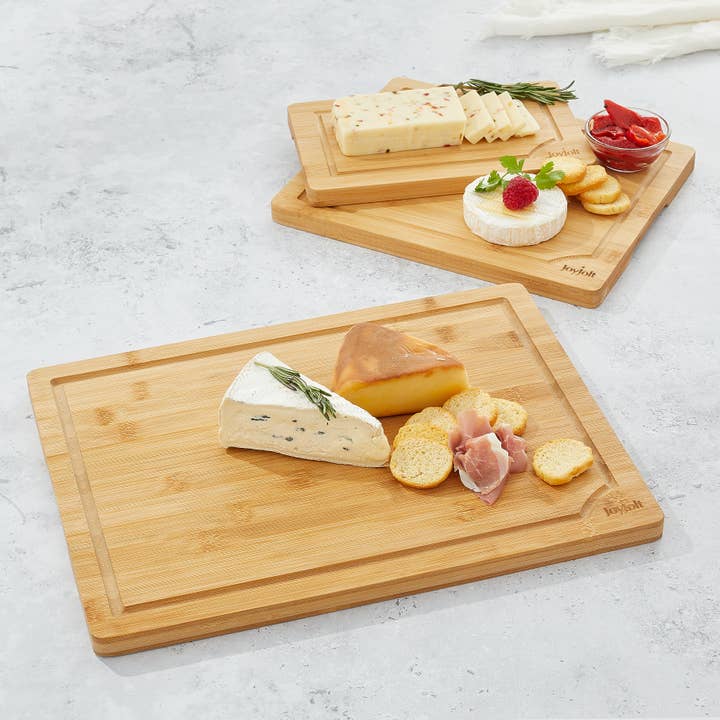 JoyJolt - Wholesale Cutting Board - Bamboo Cutting Board - Set of 3 Different Sizes8