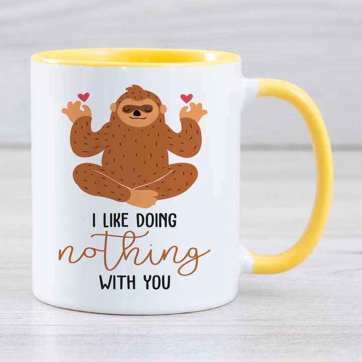 J'aime ne rien faire avec toi, paresseux pour la vente par Sd creations