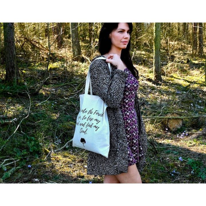 2x organic carry bag Earthkarma Forest for wholesale by Earthkarma