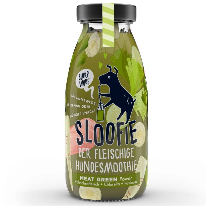 Sloofie-der Hundesmoothie - Vente Nourriture – chien - SLOOFIE - VERT VIANDE0