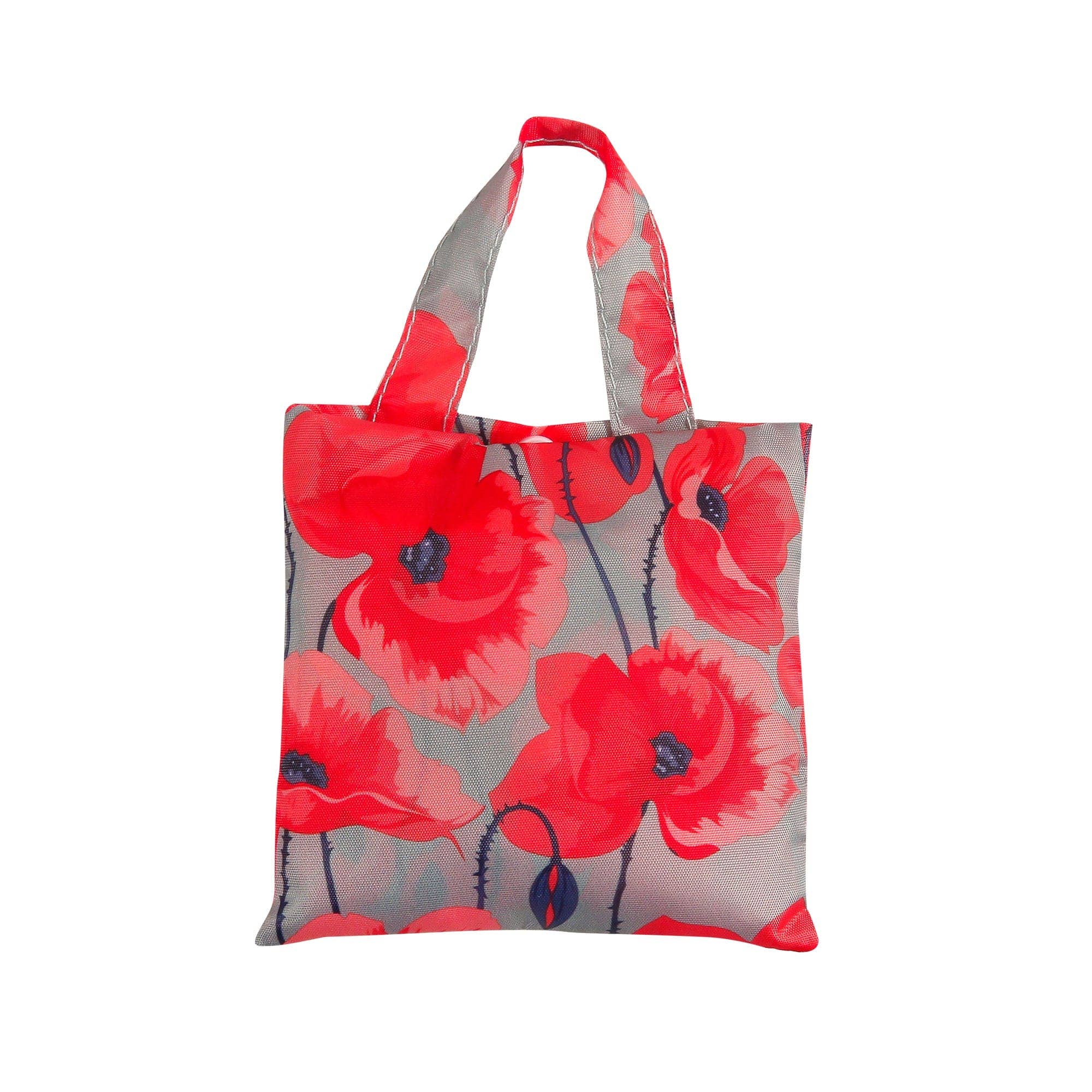 Eco Chic - Wholesale Grocery/Shopping Bag - Eco Chic Lightweight Foldable Reusable Shopping Bag Poppies3