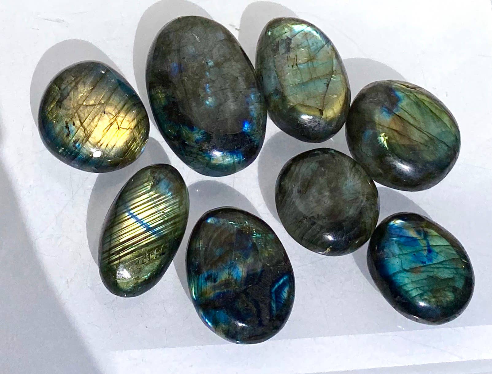 KayleeNYC - Wholesale Spiritual Stone/Crystal - Wholesale Lot 2 Lbs Natural Labradorite Palm Stone Crystal3