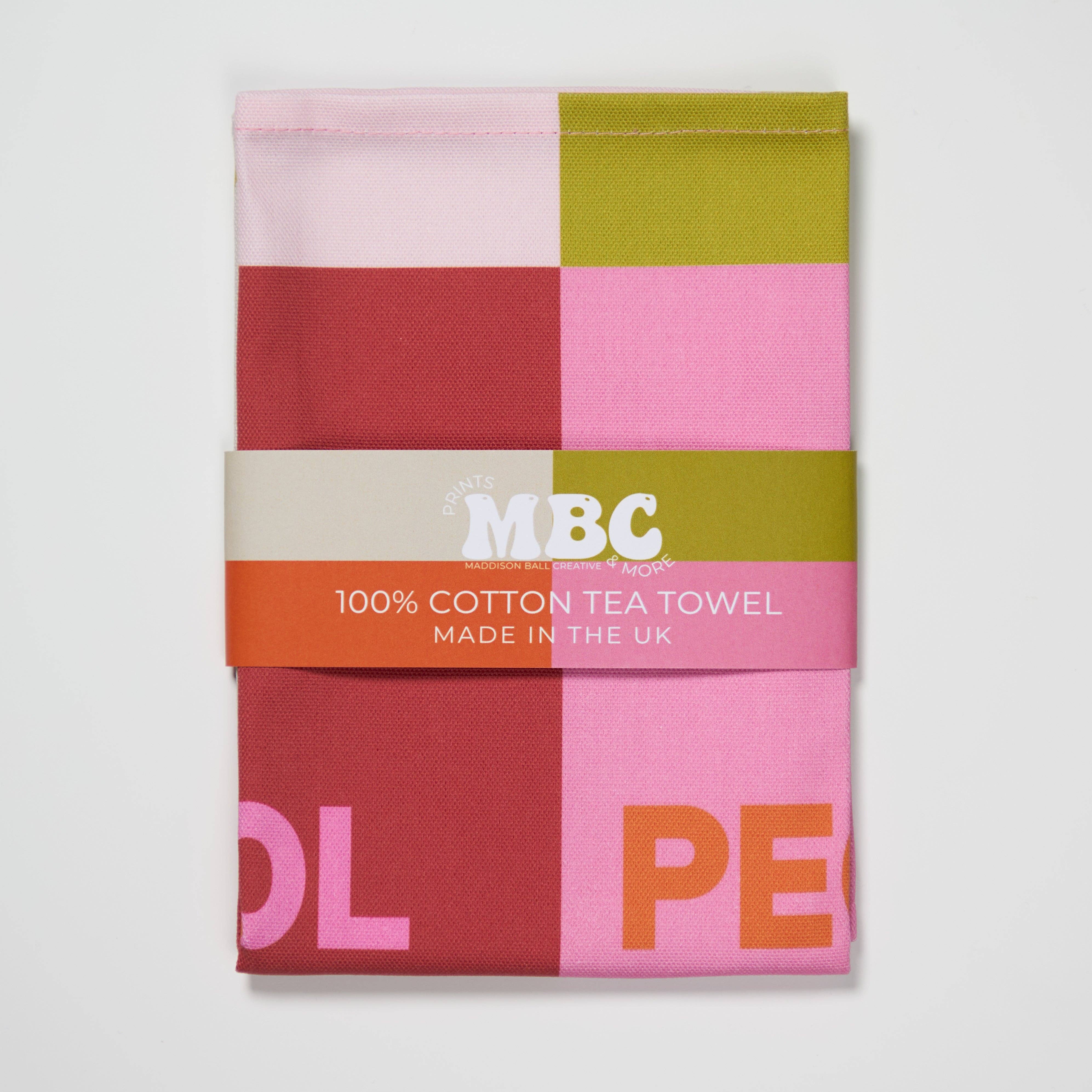 Maddison Ball Creative - Wholesale Tea Towel - Cool People Live Here Tea Towel2