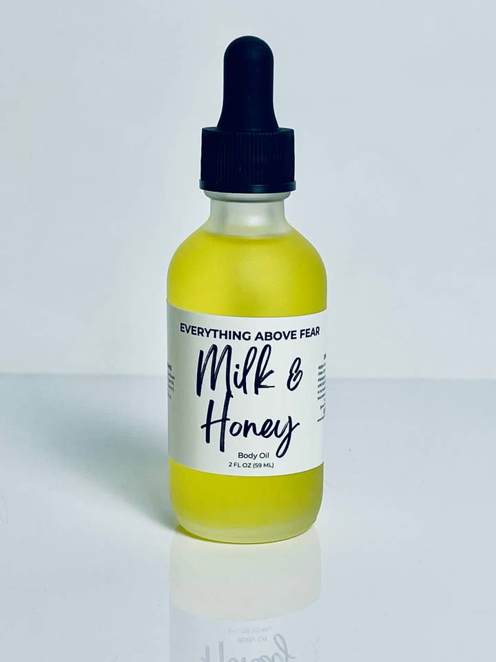 Milk & Honey Body Oil - Creamy Oatmeal + Golden Honey for wholesale by Everything Above Fear