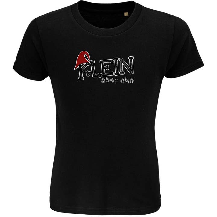 Klein aber Oho - biologisch kindershirt voor wholesale door Südtiroler Stiebele