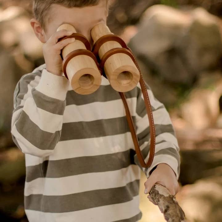 QToysUSA - Wholesale Wood Toy - Kids - Wooden Binoculars0