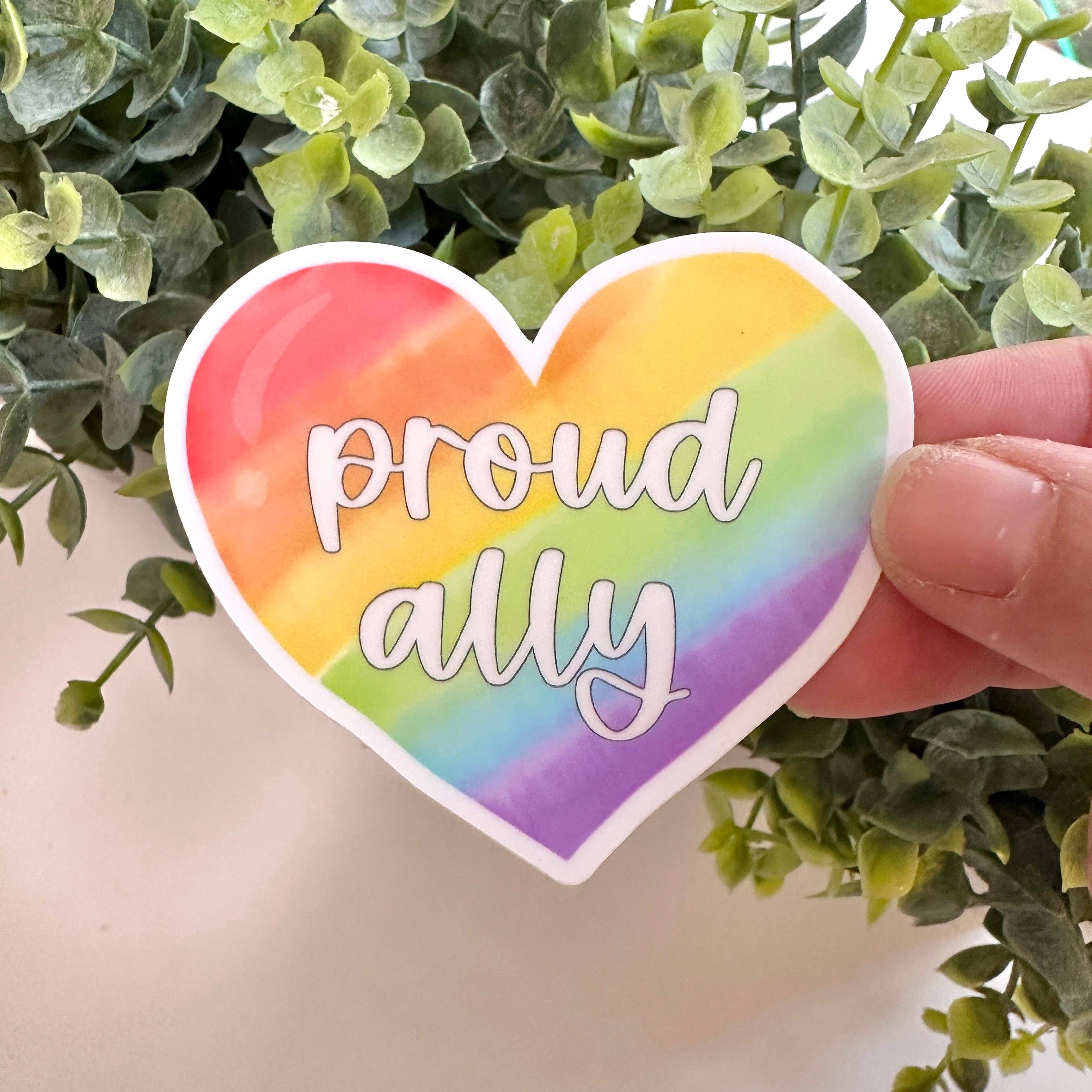 Alyssa Mae Crafts - Wholesale Sticker - Proud Ally Sticker1