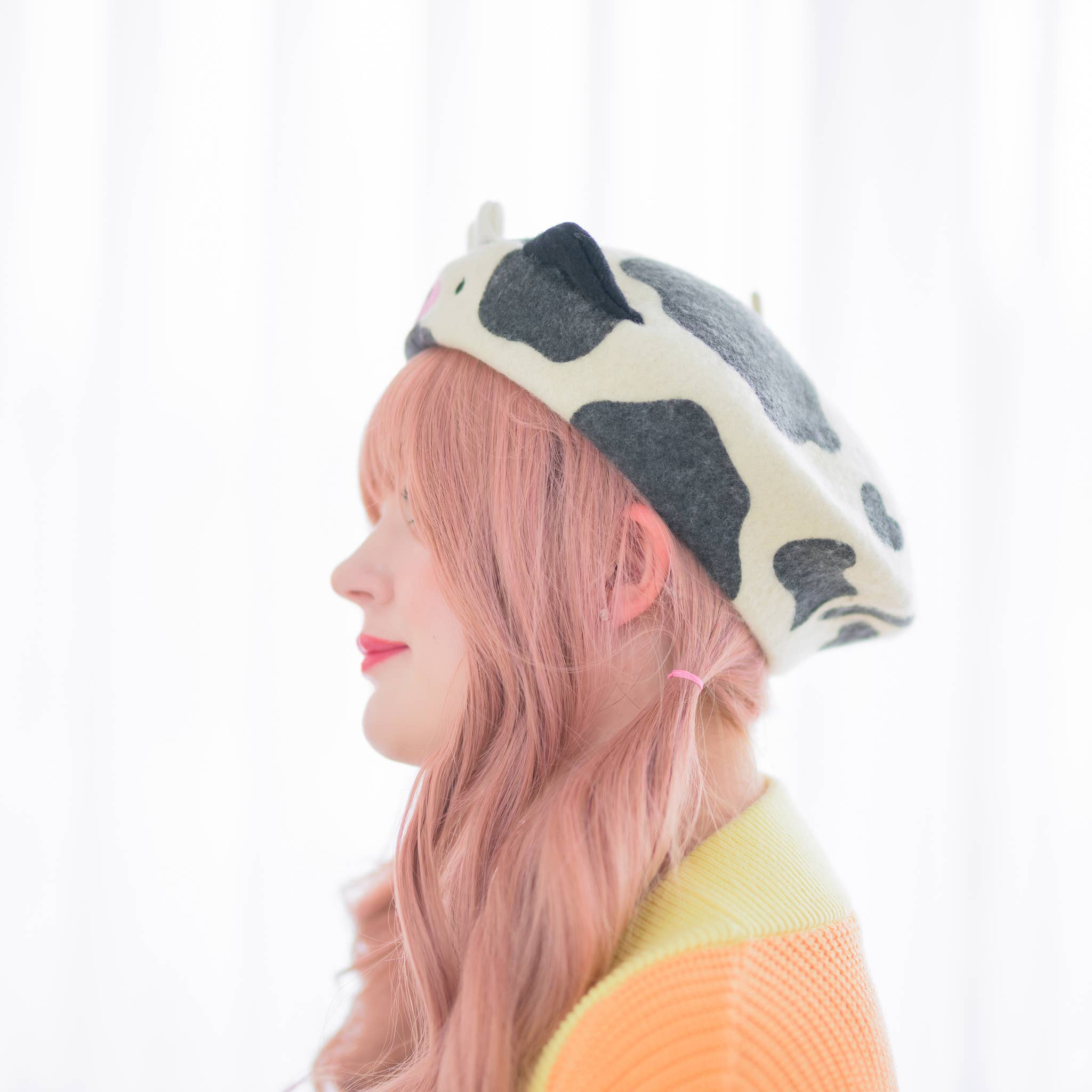 mintandapple - Vente Béret – femme - Béret Vache1