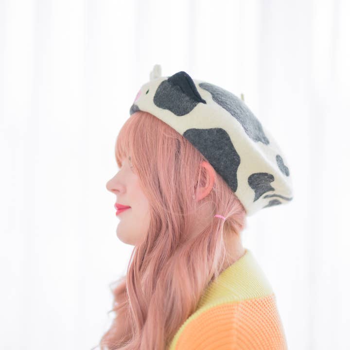 mintandapple - Wholesale Beret - Women's - Cow Beret1