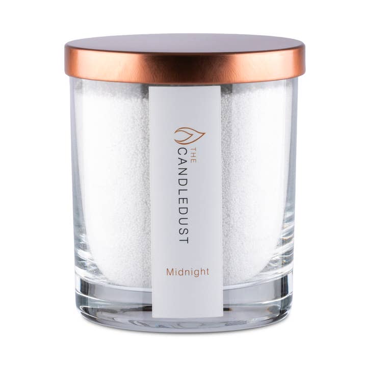Bougie parfumée Midnight en sable 160g pour la vente par The Candledust