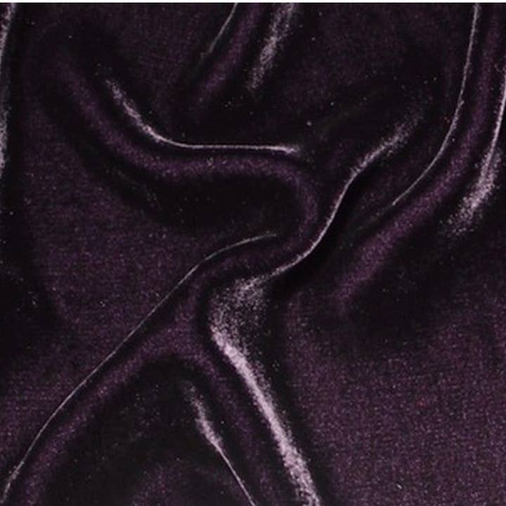 Top Fabric - Wholesale Fabric - LUXOR - PREMIUM FINE QUALITY SILK PLAIN VELVET UPHOLSTERY FABRIC BY THE YARD17