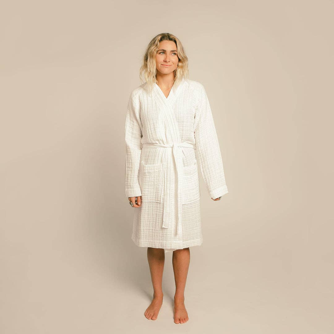 Happy Place Brand - Wholesale Robe - Women's - Organic Gauzy Robe1