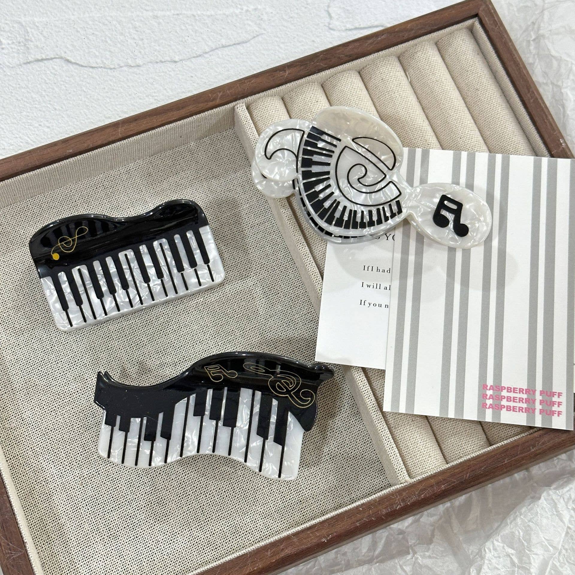 SoapElenGlen - Wholesale Hair Clip - Women's - Simulation Musical Notes Guitar Piano Hiar Claw Clip2