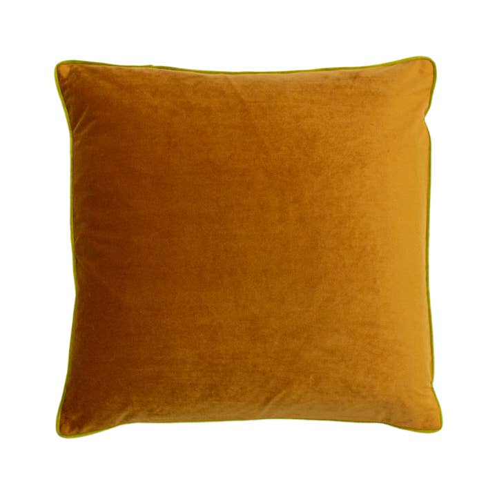 Gemini Double Piped Cushion Pumpkin for wholesale on Faire