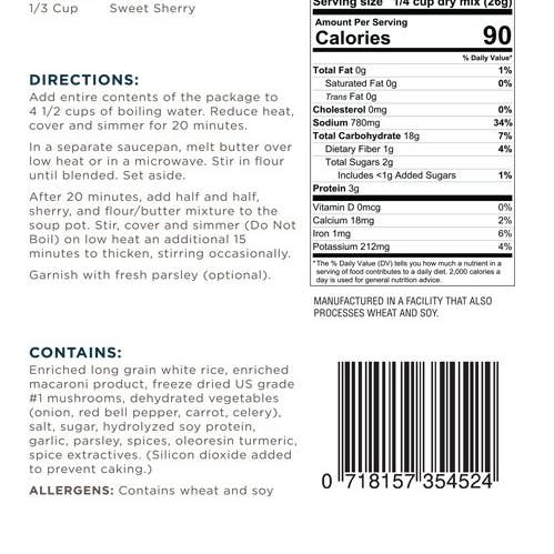 A Blend Above - Wholesale Soup - Mushroom Chowder Soup Mix3