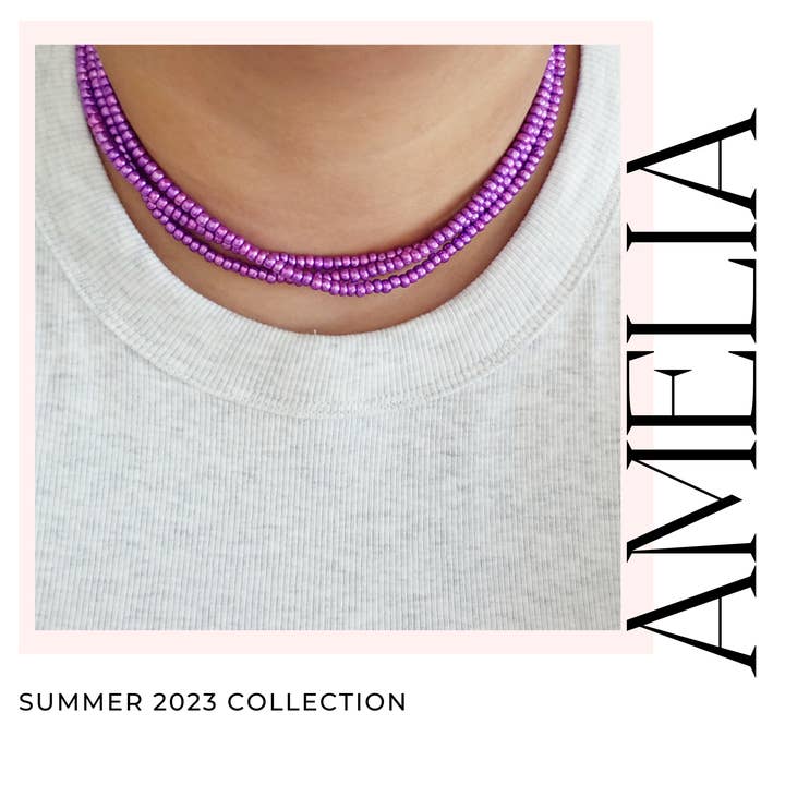 House of Sanchez - Wholesale Beaded/Pearl Necklace - Amelia - Wrap Necklace / Bracelet1