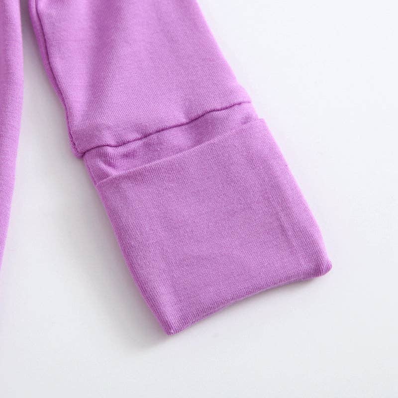 Luxie Charm - Wholesale Bodysuit (Footed) - Baby - Luxie Lavender Ruffled Romper I Micro-Preemie I Convertible3