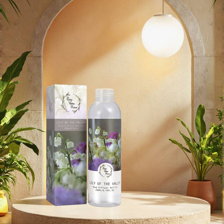 Pretty Valley Home – wholesale Doftolja – Reed Diffuser Oljor 200ML 6.76 Fl oz Doftolja - Liljekonvalj4
