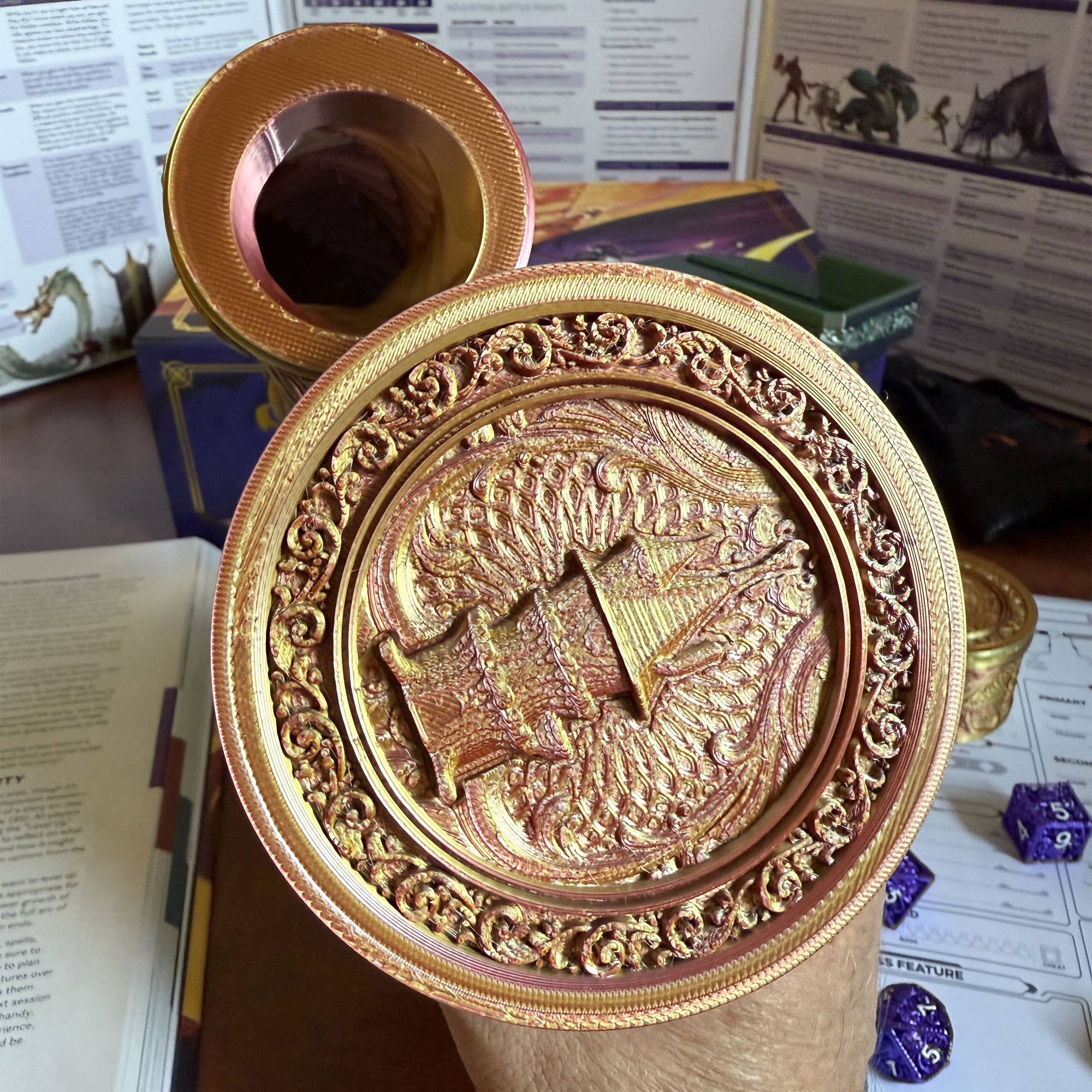 American Carver LLC - Wholesale Dice - Wizard Castle Dice Tower Tankard | TTRPG, D&D, Daggerheart10