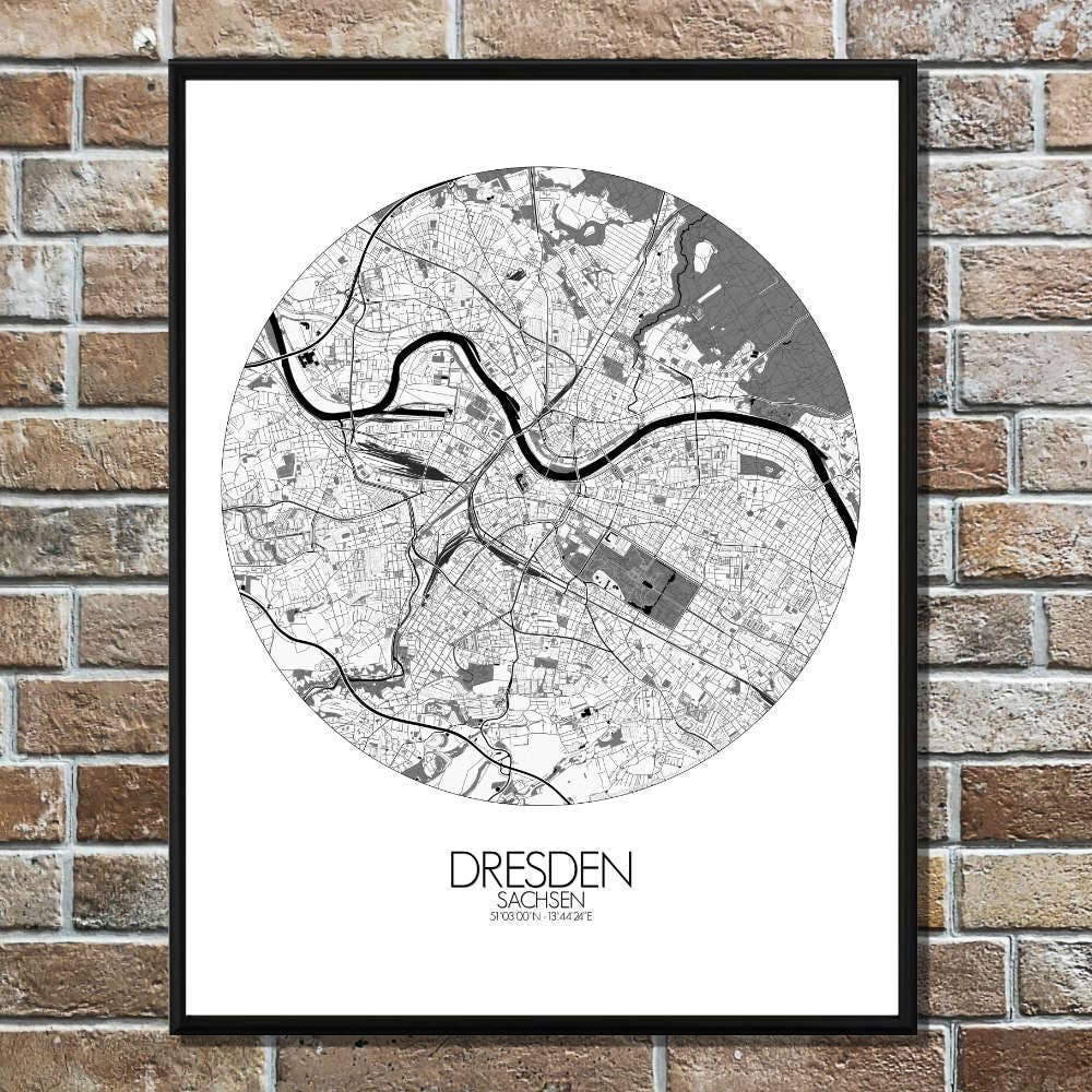 mapospheres - Vente Poster - Poster of Dresden | Germany5