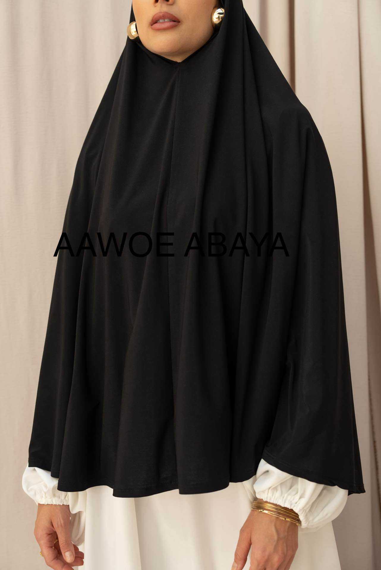 Aawoe Abaya - Wholesale Hijab - Dames - Elegante khimar met lange mouwen - 2418-KH37