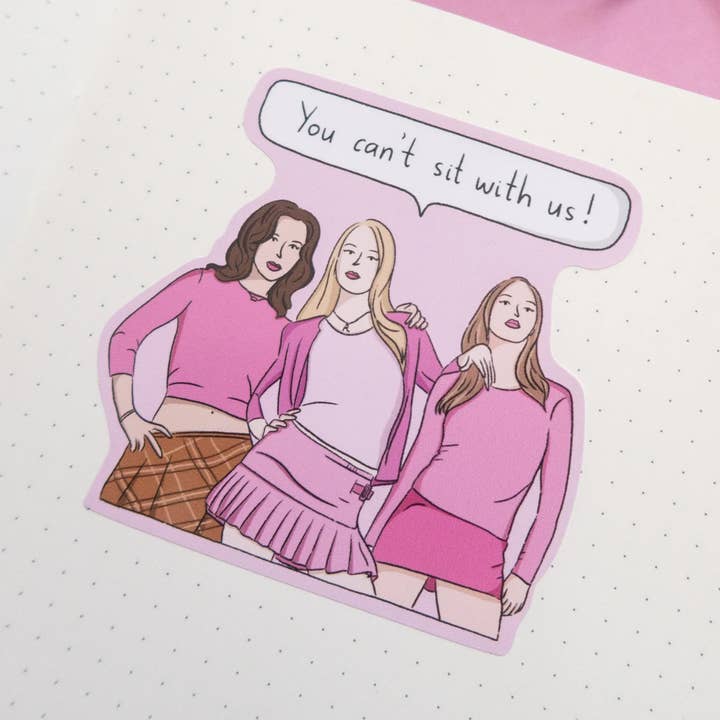 Autocollant en vinyle Mean Girls pour la vente par Janki Lalji