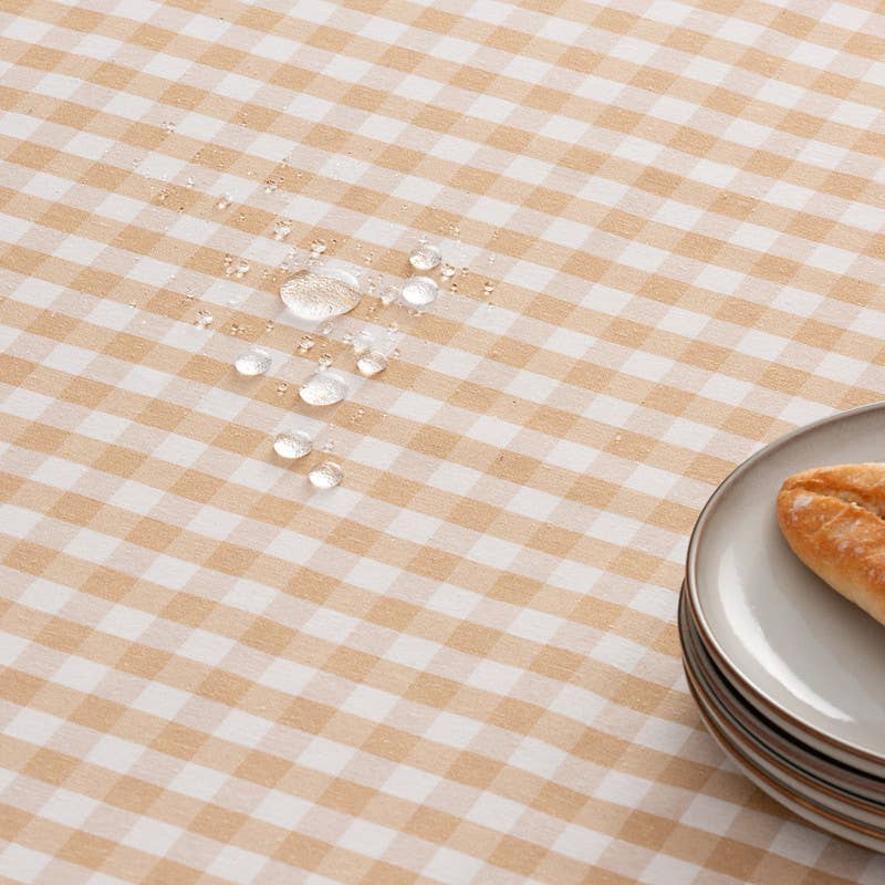 GAMUSI – wholesale Duk – Fläckbeständigt vaxdukstyg med vichy-rutigt bomullsmönster16